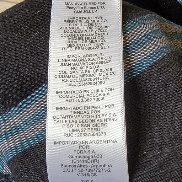 Original Penguin Long Sleeve Casual Button Down Blue Striped Men's XL - Picture 13 of 16